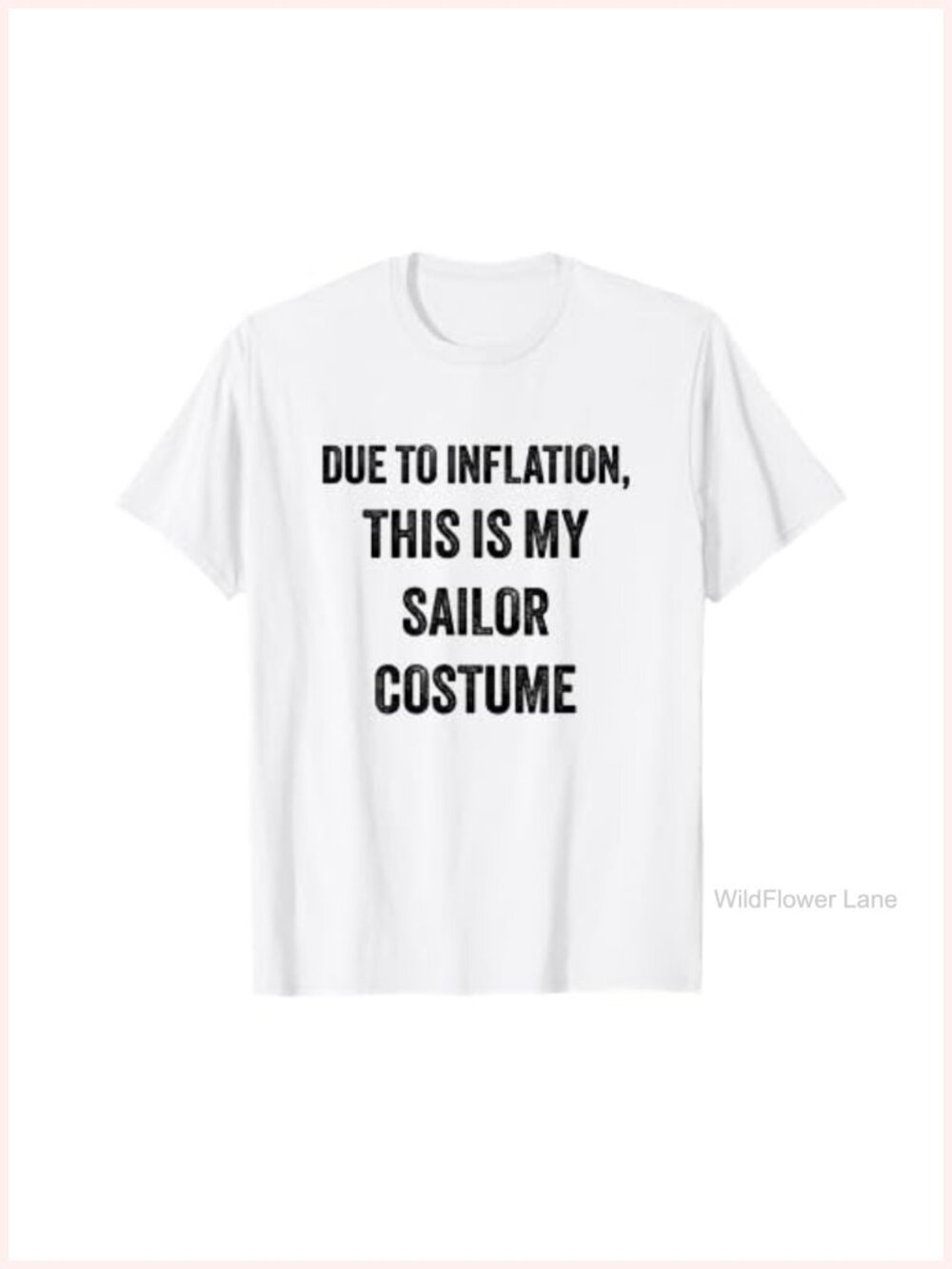 Sailor Halloween Costume T-Shirt, Men Women, Classic Fit, Short Sleeve
